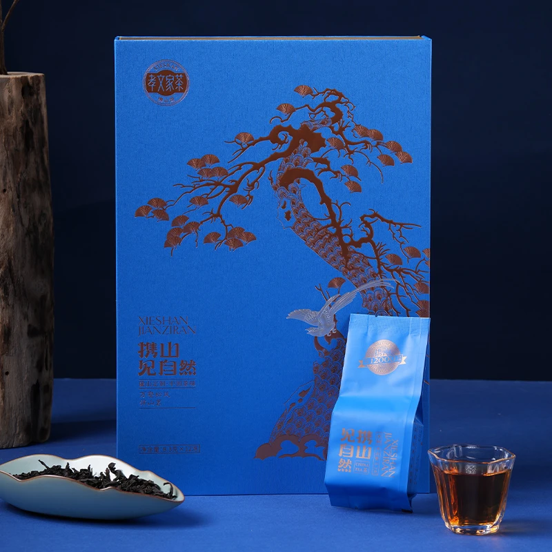 孝文家茶武夷山岩茶携山12000水仙高端乌龙茶非遗制茶礼盒装送礼