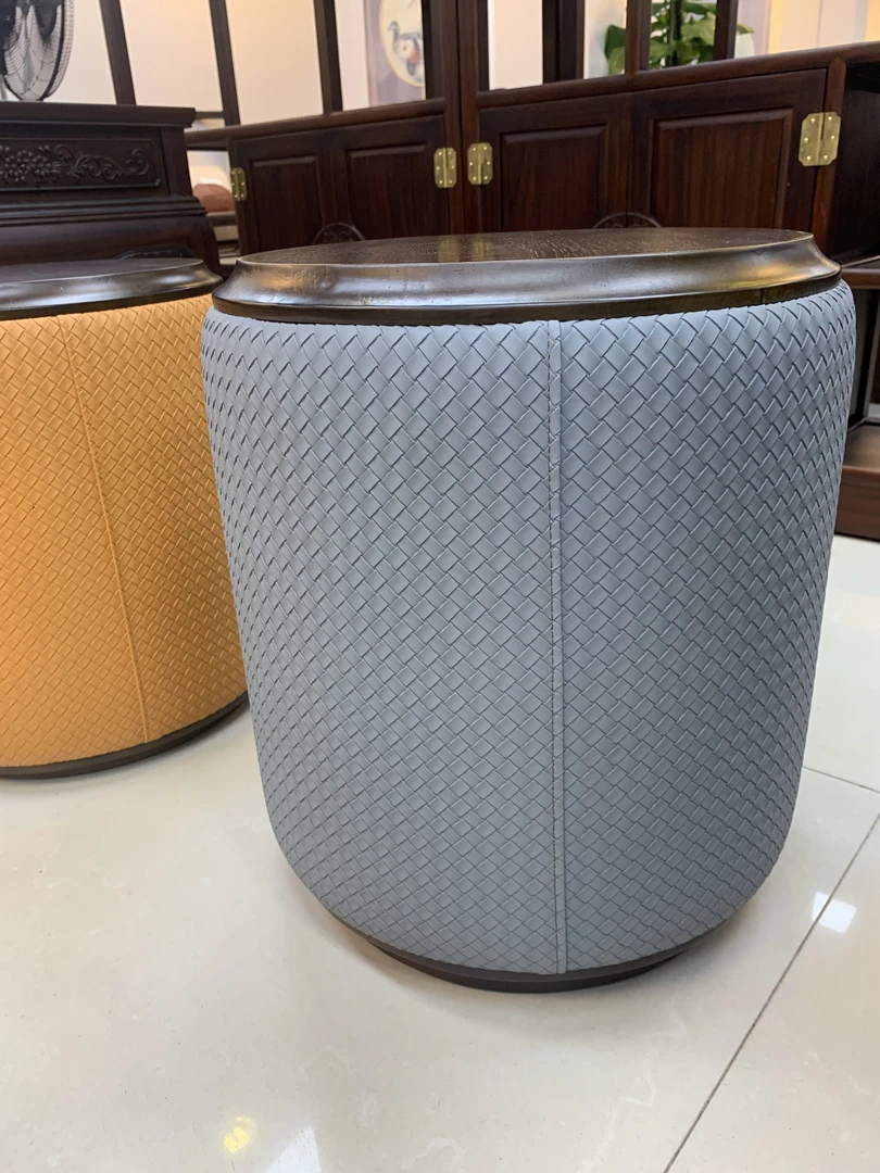 鼓凳矮凳喝茶凳简约桌椅古典方几家用客厅