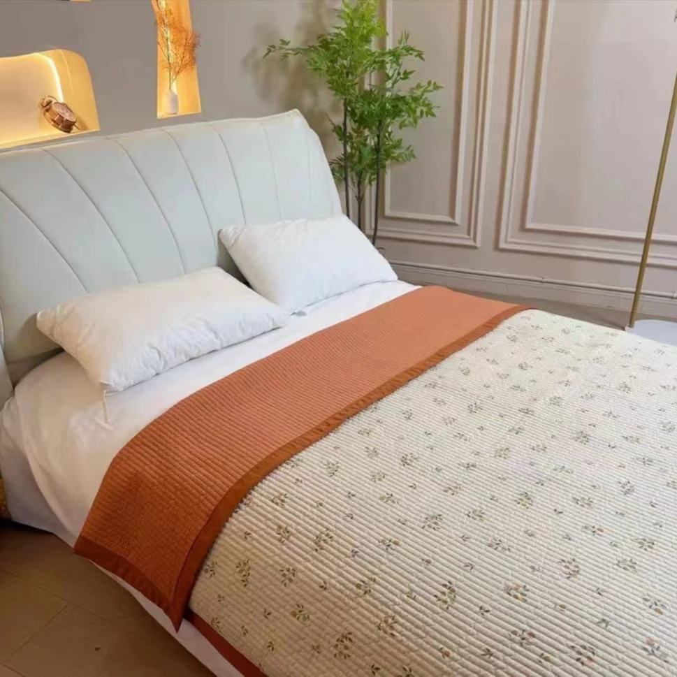 【小金桔】2*2.3米 加厚四季床盖 亲肤柔软 可铺可盖A类母婴级