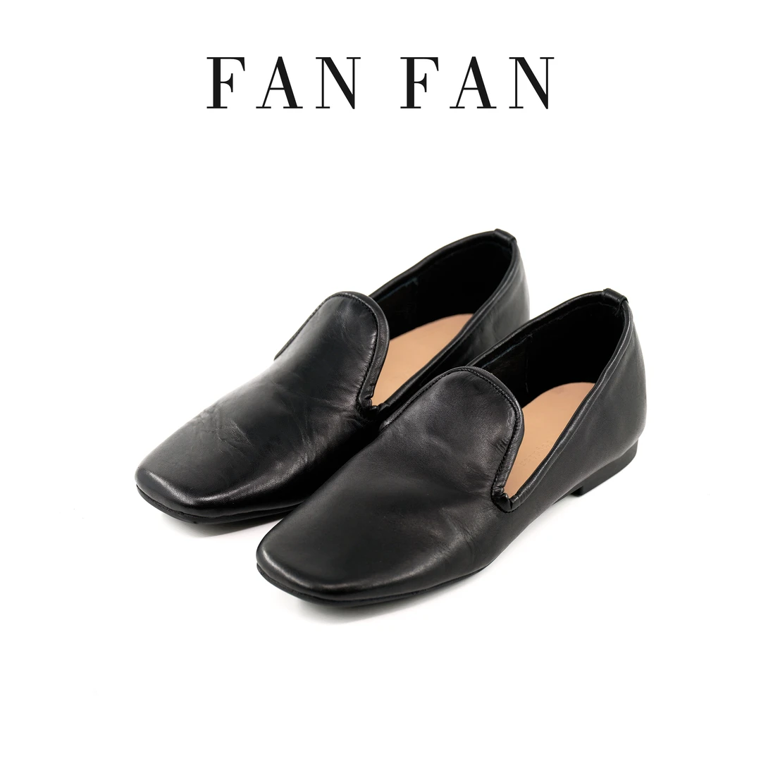 【小刚懂鞋】时尚经典真皮女单鞋黑色软底百搭女士商务皮鞋  6782-W