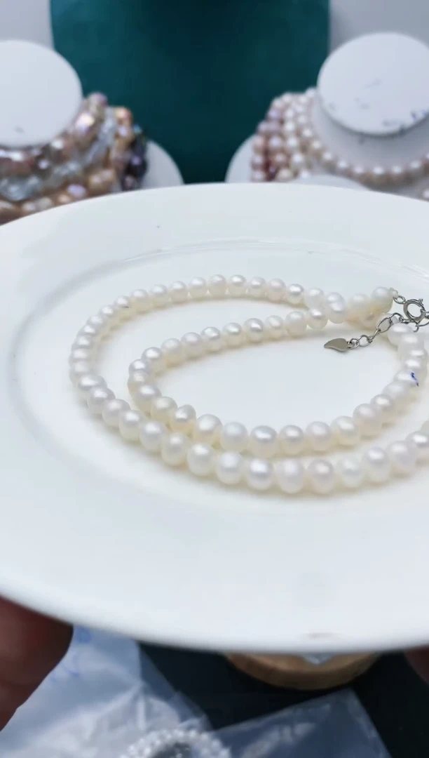 【闪购商品】淡水珍珠颈饰未镶嵌0246