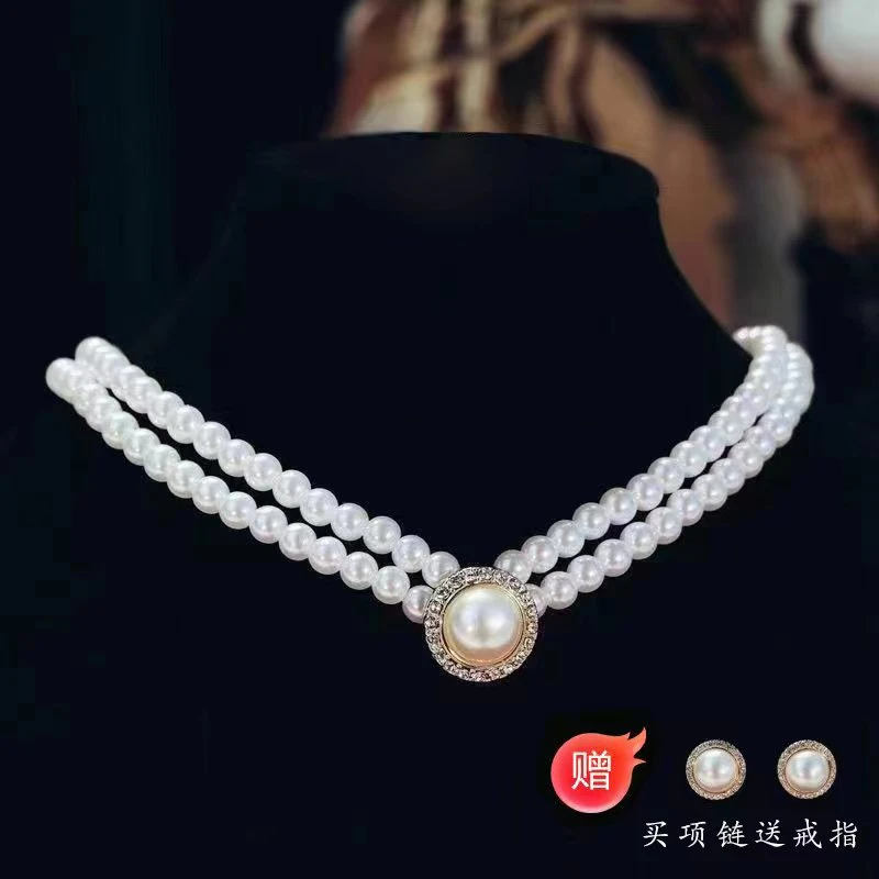 贝美星 钛钢项链 【娟姐粉丝福利】法式赫本系列 精品皮盒装