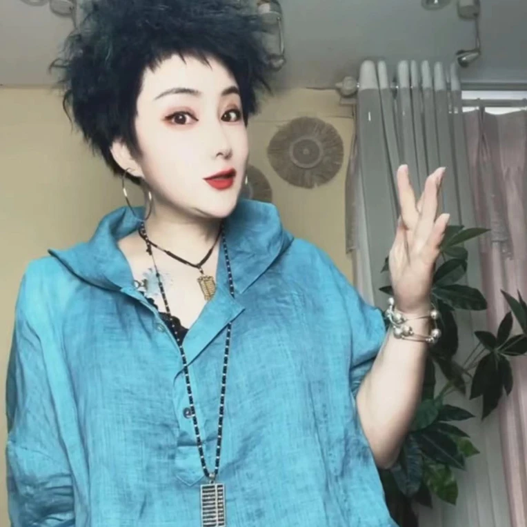 设计感慵懒风麻风套装