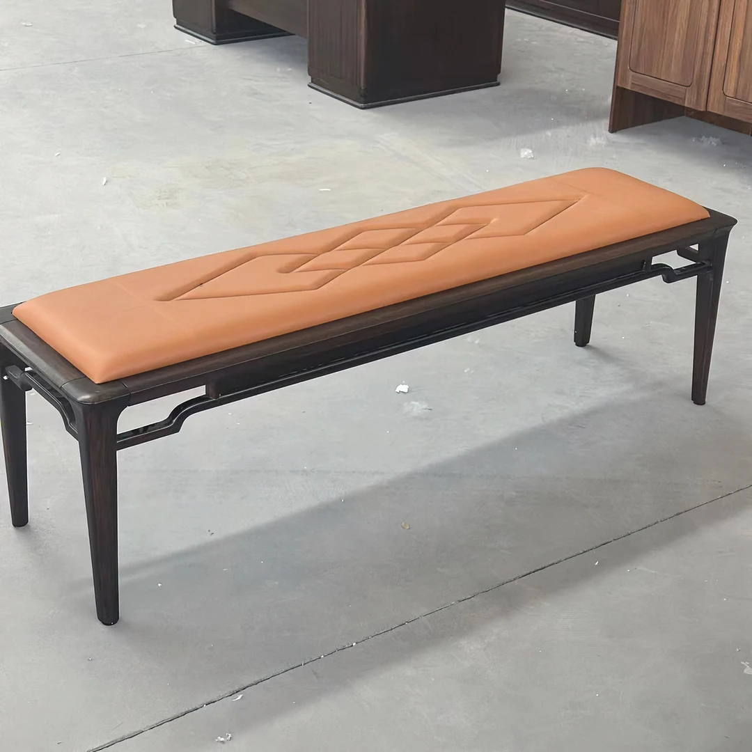 【品牌库存】1470*430*460 新中式床尾凳 简约床尾 J150