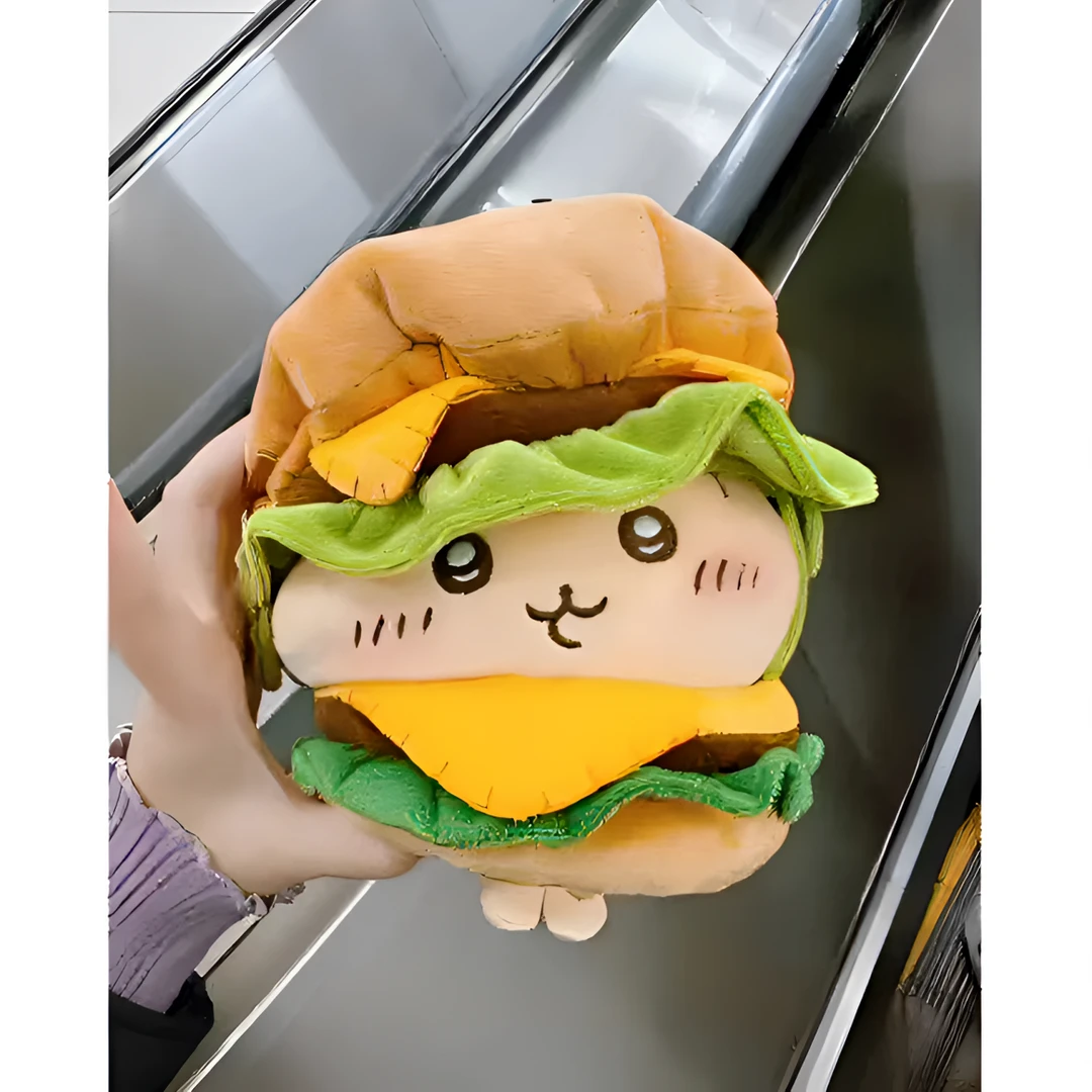 【曲奇】自嘲熊生日礼物乌萨奇娃娃汉堡包衣服娃衣毛绒公仔超萌玩偶