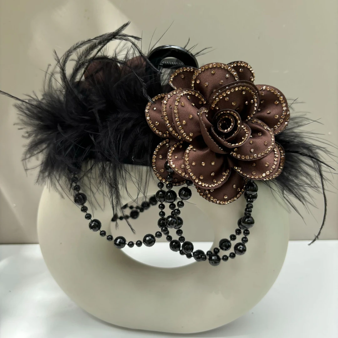 【花羽】新款发夹头饰发夹气质时尚百搭网红轻奢简约韩版优雅