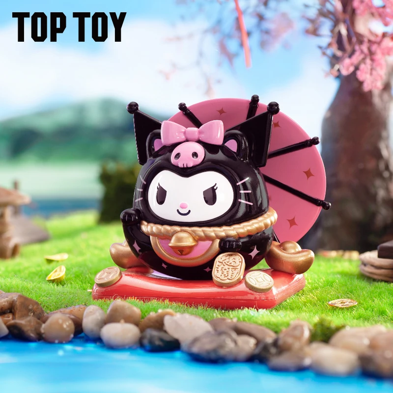 TOPTOY三丽鸥招财喵不倒翁达摩盲盒库洛米帕恰狗玉桂狗手办礼物