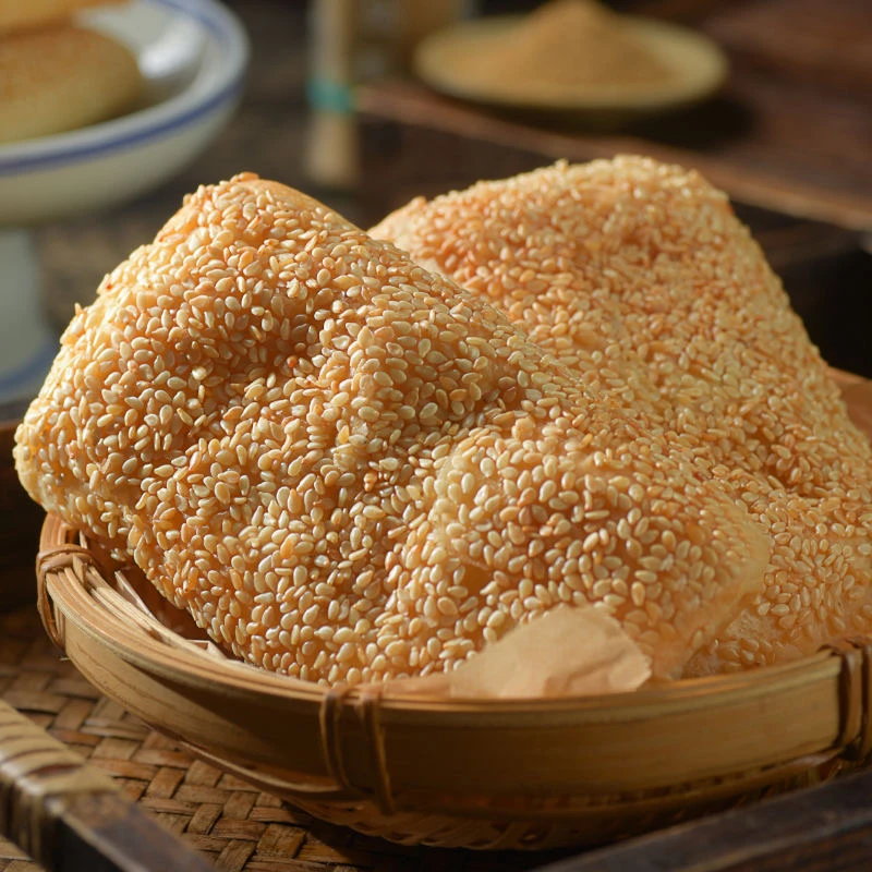 常州特产传统大麻糕椒盐香甜经典酥饼手工制无糖芝麻糕点老式苏式