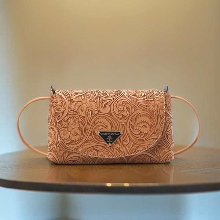 秋季新款时尚百搭印花国风复古经典高级感腋下包潮流个性单肩包