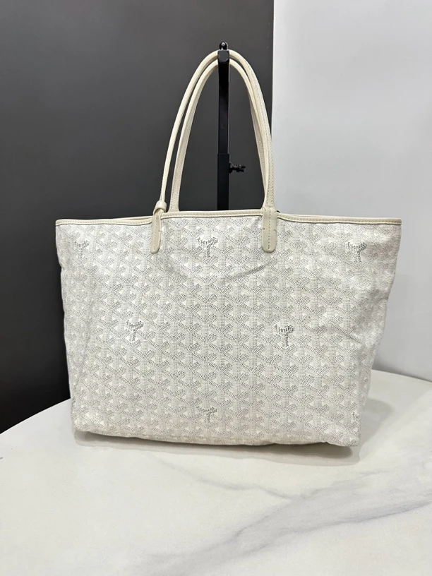 95新  街角/戈雅白色购物袋35cm/JJ04053004