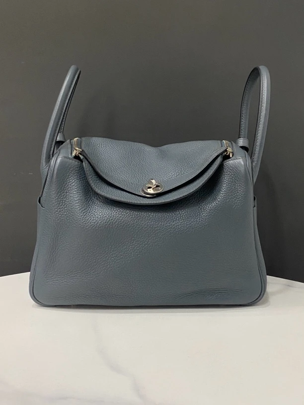 95新 Hermes/爱马仕 Lindy30单肩包/框Q刻/8207078