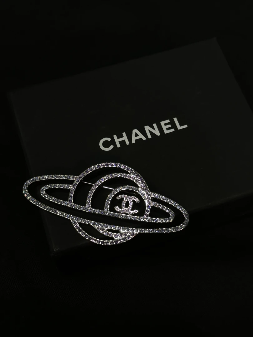 99新 Chanel/香奈儿 18K行星满钻胸针/JJ4091414