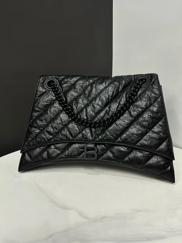 99新 Balenciaga/巴黎世家 so black大号沙漏包40cm/JJ04102410