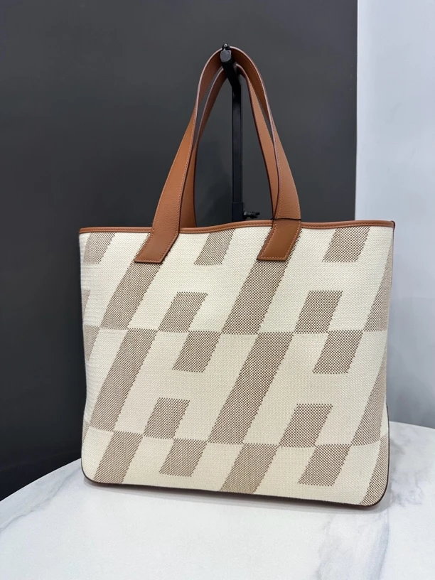 99新 Hermes/爱马仕 Cabas Hen Biais托特包Z刻36cm/JJ04022248