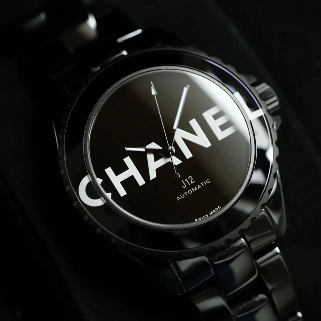 99新 Chanel/香奈儿 J12限量黑色陶瓷腕表38mm/79692969