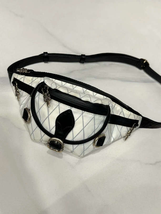 95新 Chrome Hearts/克罗心 菱格腰包23cm/JJ4081101