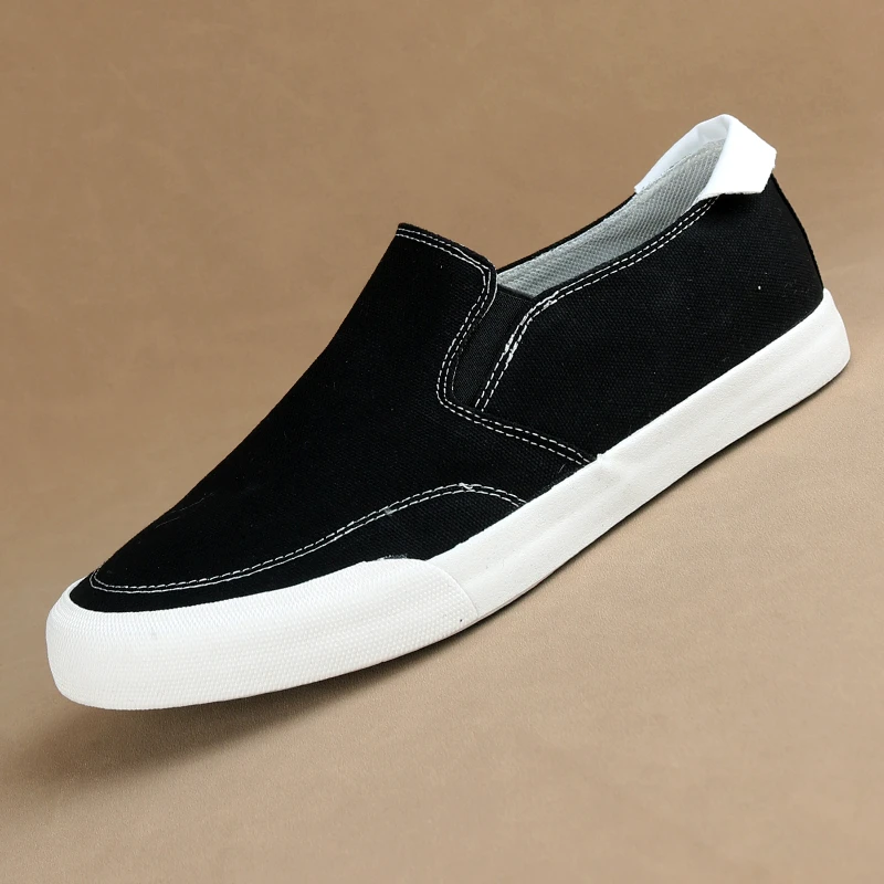 2024夏季新款百搭潮流舒适爆款男士休闲布鞋时尚透气一脚蹬板鞋