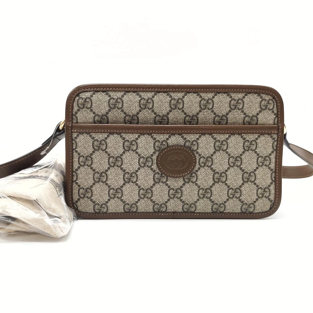 95新 GUCCI/古驰 Gucci/ 老花单肩包W52491