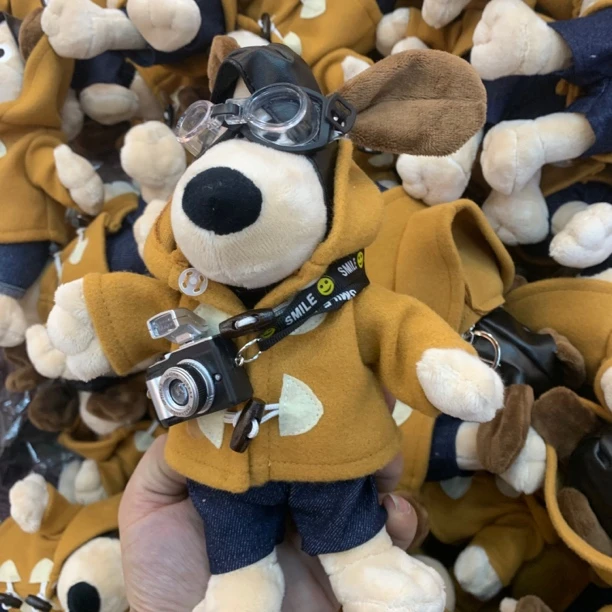 爆款掌门狗钥匙扣相机狗包包挂件