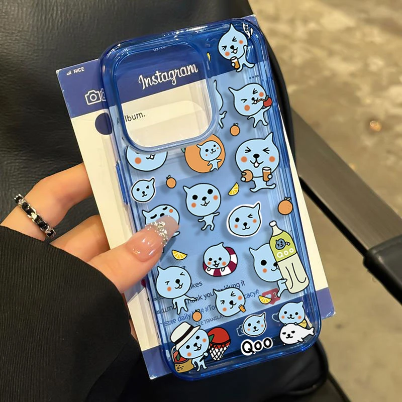 果汁酷儿适用iphone15 14promax苹果11手机壳13软胶12防摔8xr卡通