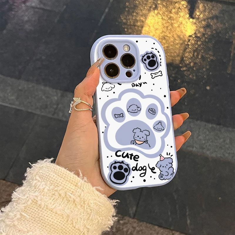 镂空猫爪适用于iphone15苹果14Promax手机壳13软12防摔11硅胶创意