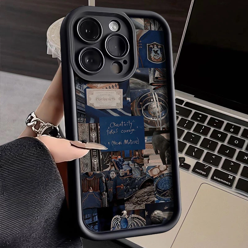 潮图插画适用于iphone16苹果手机壳15promax金刚砂14软13全包1211