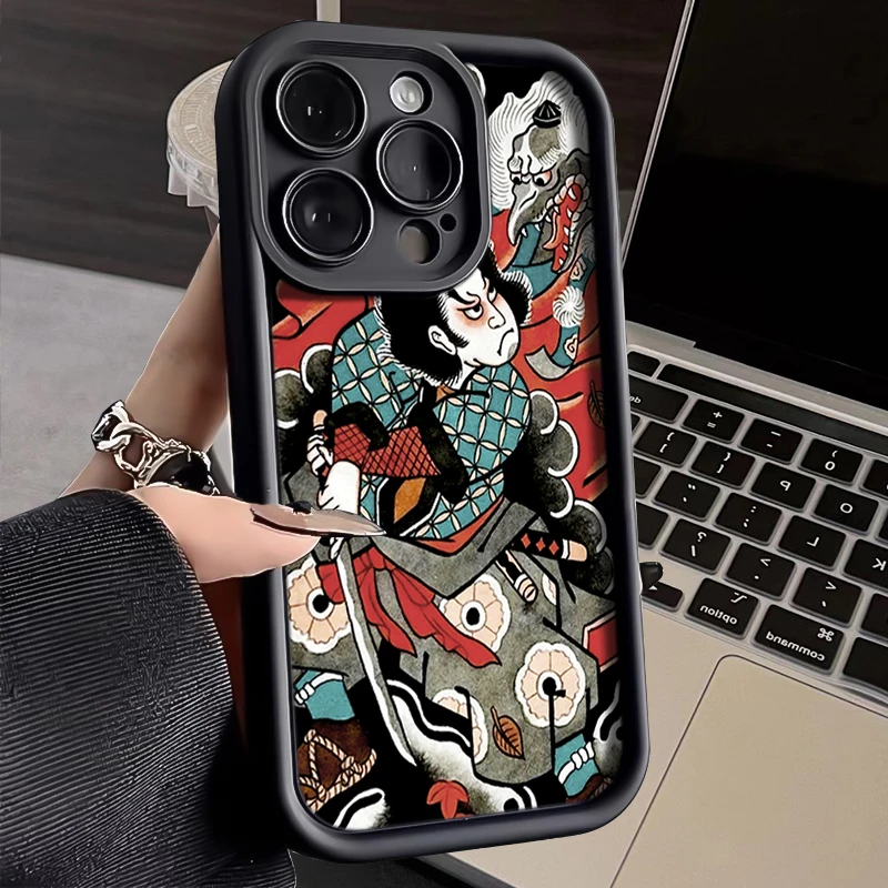 纹身九郎iPhone14ProMax手机壳13苹果15硅胶12全包78p女11男xs/xr