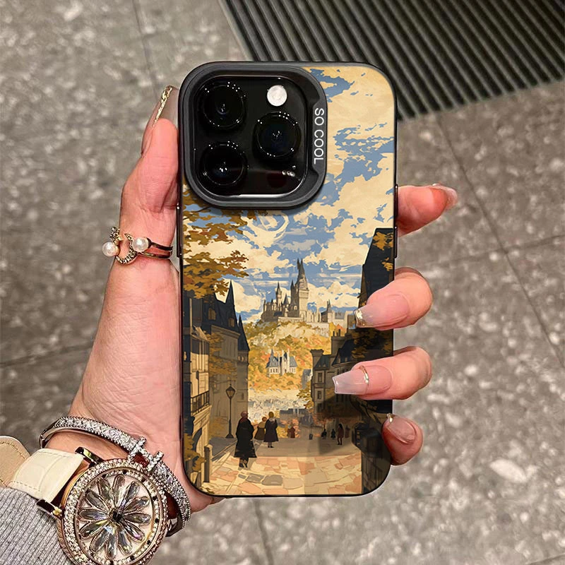 霍格沃兹的秋意适用苹果16/15手机壳iphone14Promax13软12防摔11x