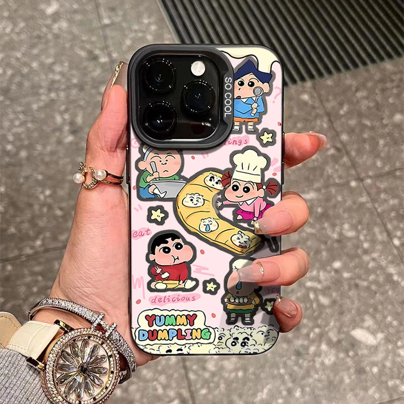 可爱甜品小新适用苹果16/15手机壳iphone14Promax元气13软胶12/11