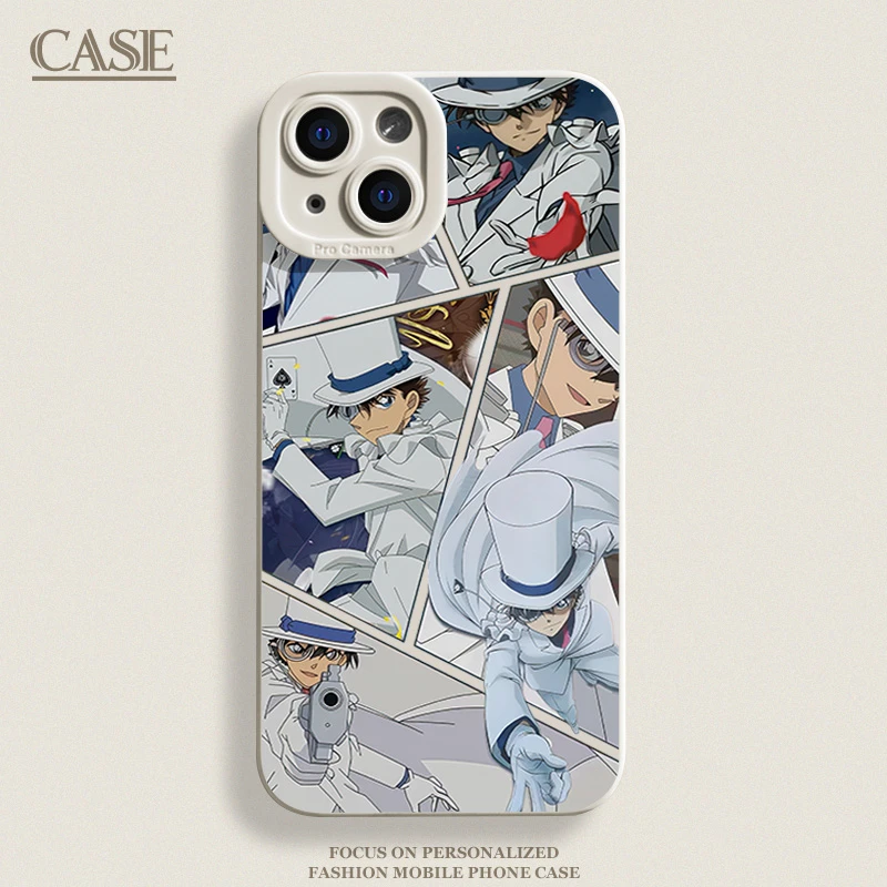 怪盗基德适用iPhone16ProMax手机壳15苹果14软13瞳影12磨砂11xsxr