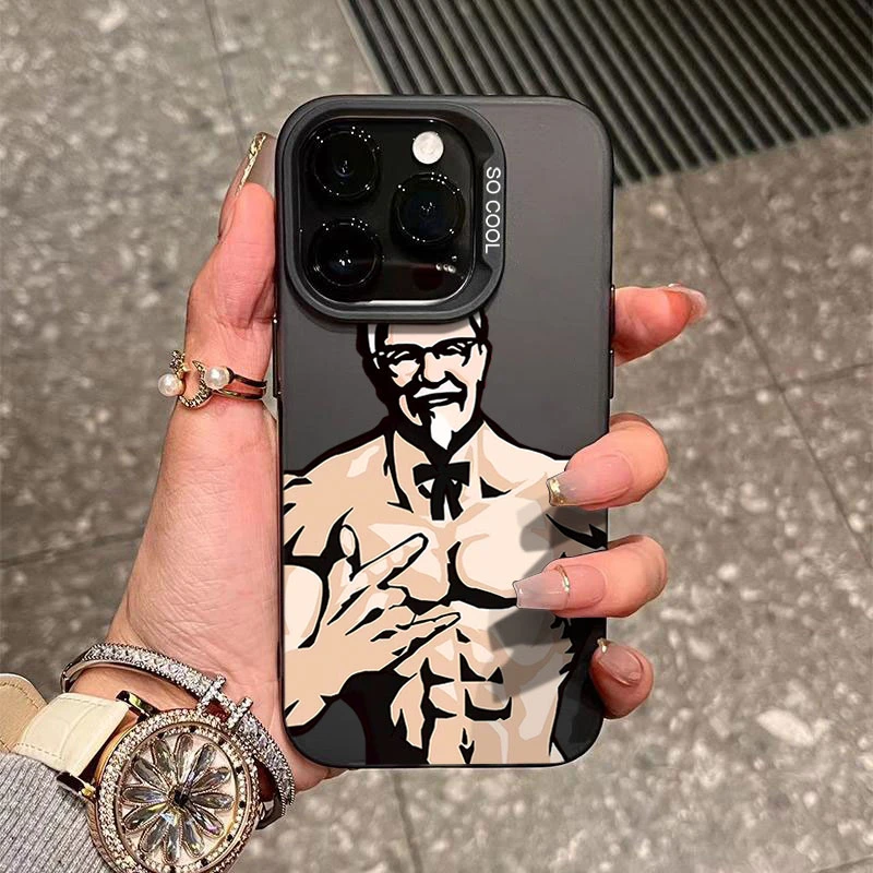 肌肉爷爷iPhone15_14promax手机壳新款11苹果13PRO软硅胶12防摔X