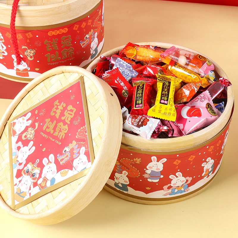 大白兔徐福记旺旺年货糖果礼盒过年礼包抱抱桶礼物伴手礼结婚喜糖