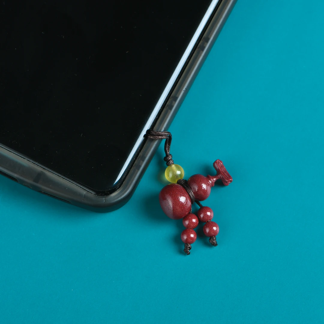 含辰砂工艺品朱砂紫金砂小葫芦挂饰手机挂件