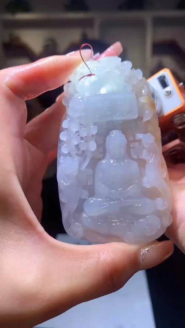 【闪购商品】定制翡翠未镶嵌5118jj-毛货盖章大日217