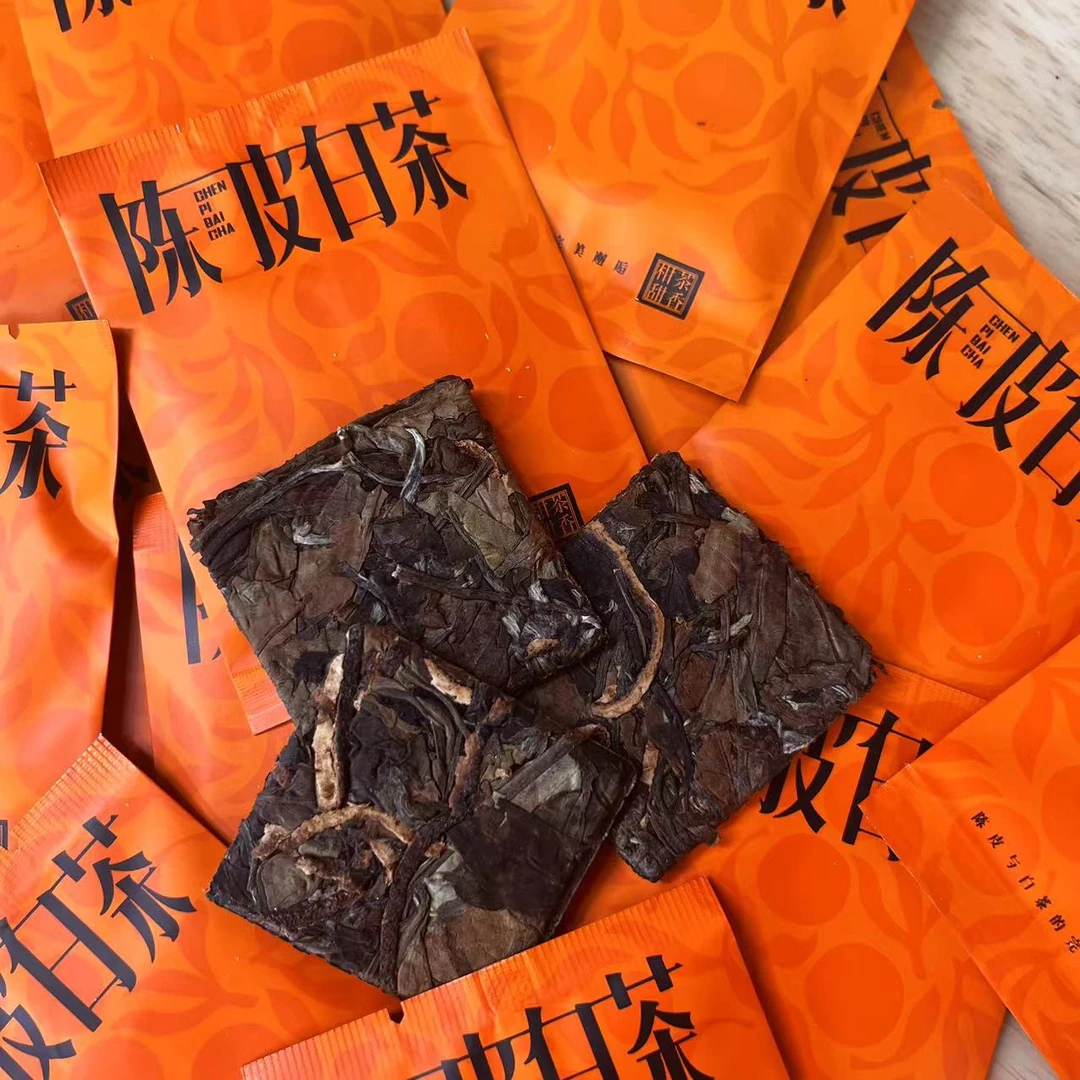 2018年陈皮福鼎白茶正宗新会陈皮白茶陈皮片（12包）