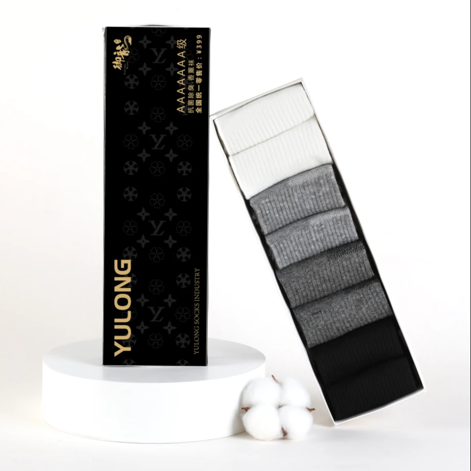 御龙/YULONG-夏季男女通穿7A抗菌透气短袜