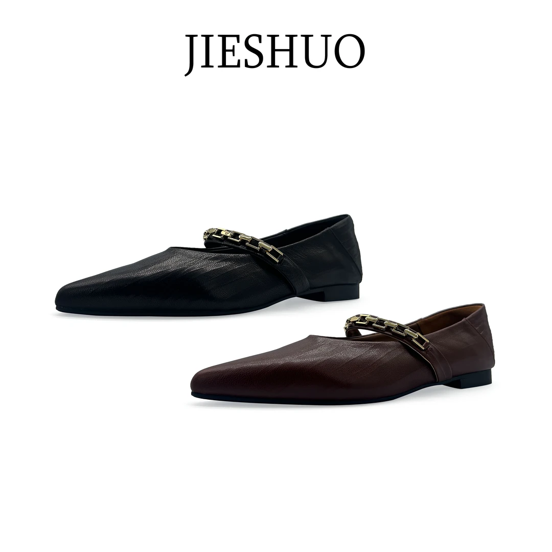 JIESHUO新款时尚单鞋XR1368