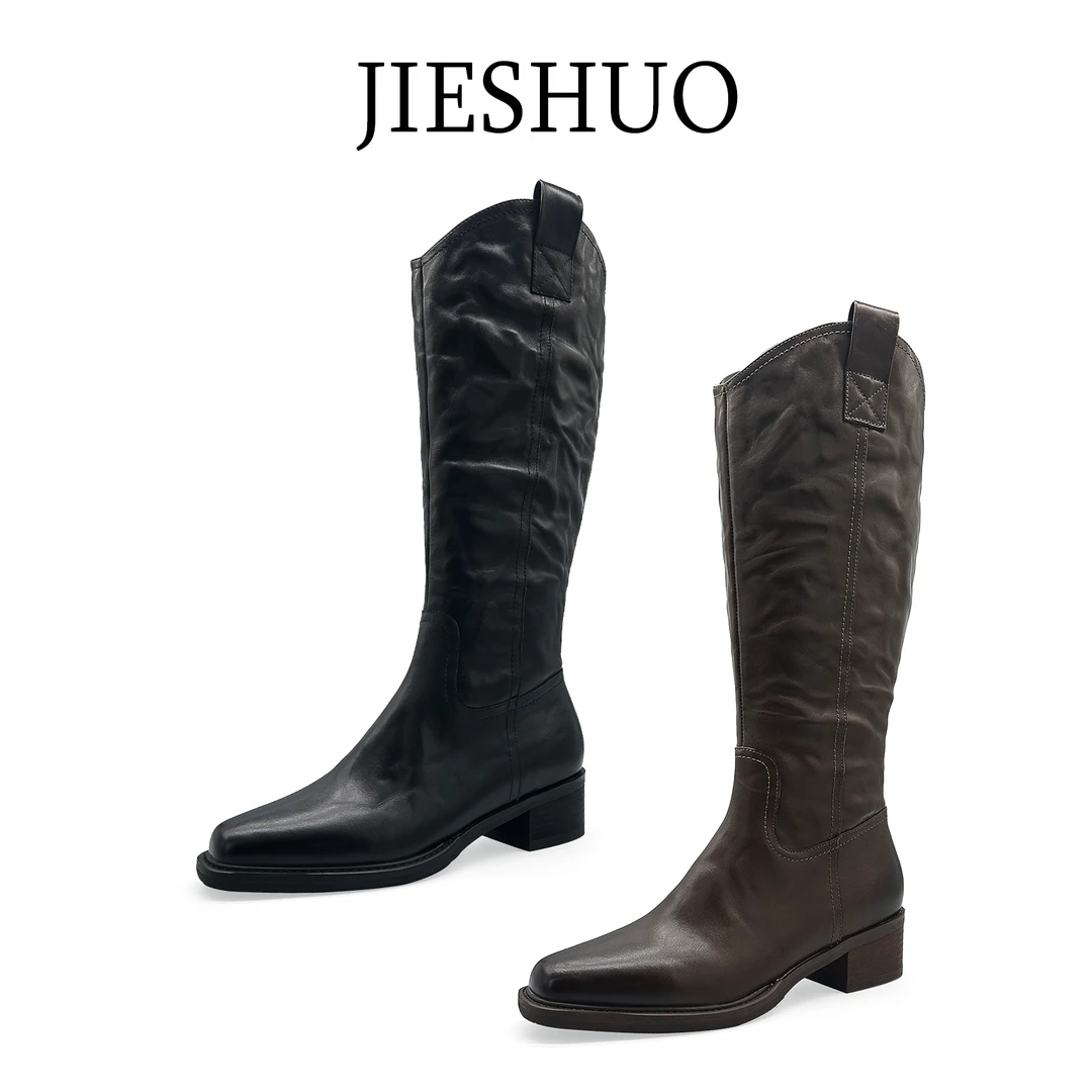 【潘文青补贴】香港JIESHUO时尚靴SR987-25