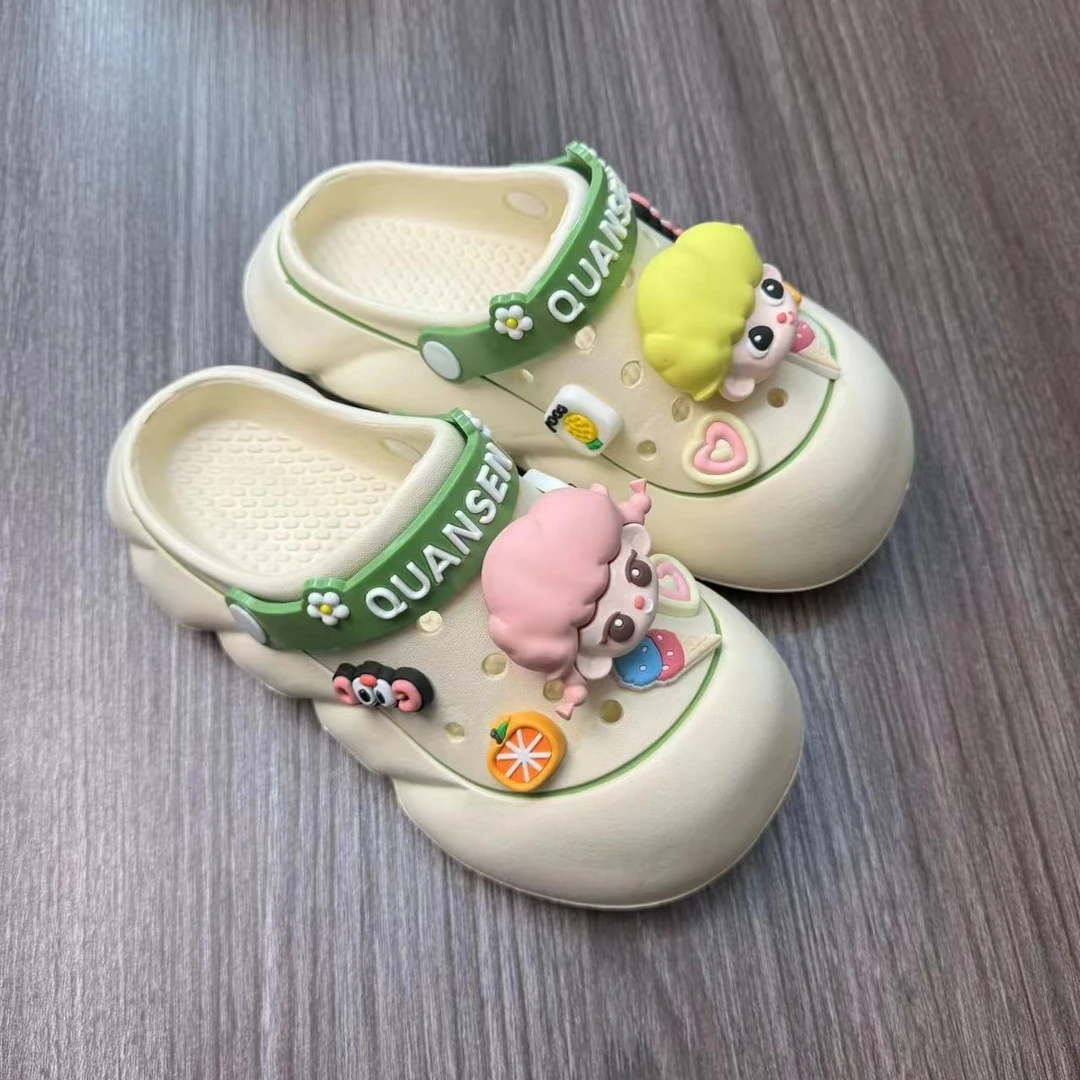 b-201-400时尚防滑耐磨网红款夏季外穿洞洞鞋女款厚增高