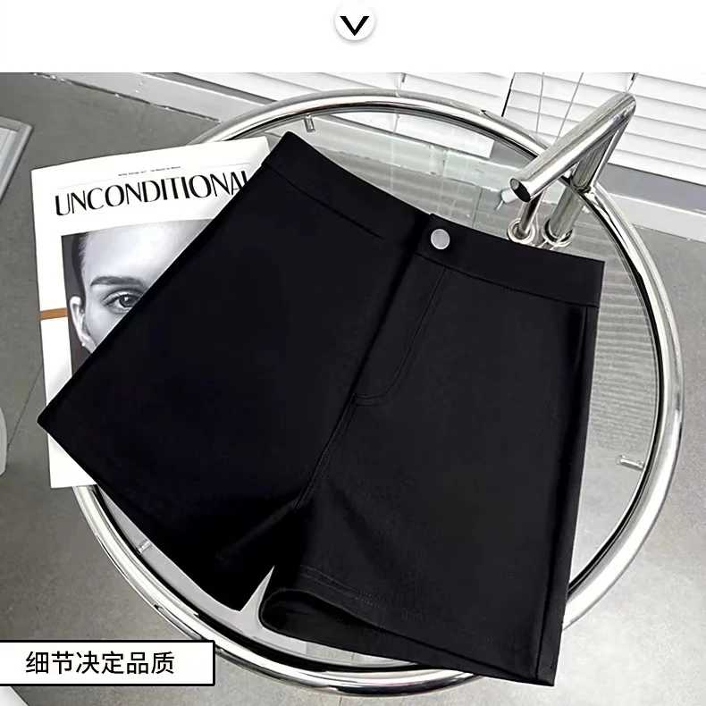 夏季辣妹经典百搭A字高腰短裤