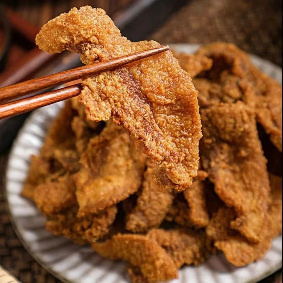 青岛猪油渣散装特产干炸麻辣脆皮五花肉渣小吃零食猪肉干肉脯脂渣