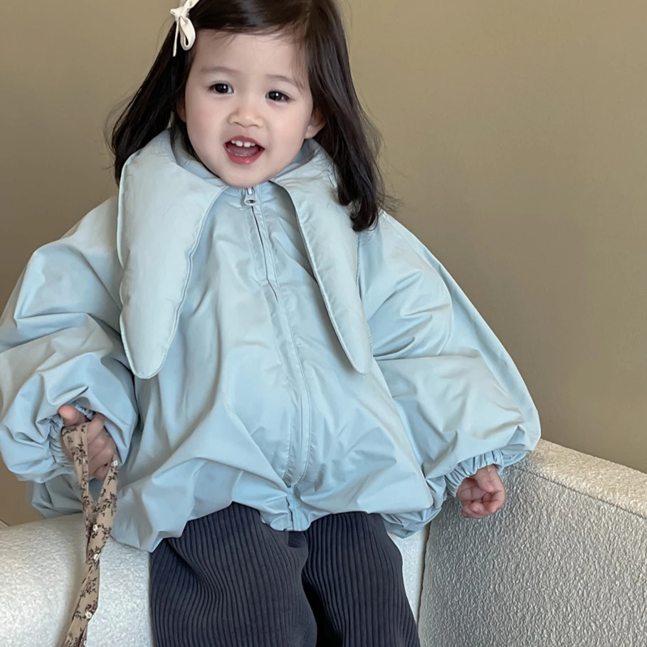 女童羽绒服冬装2023新款洋气韩版加厚女宝宝外套