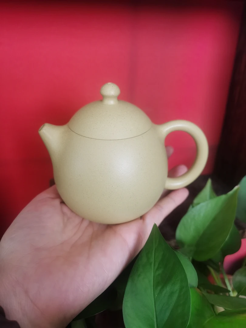 本山绿泥龙蛋紫砂壶细腻润泽家用功夫茶具