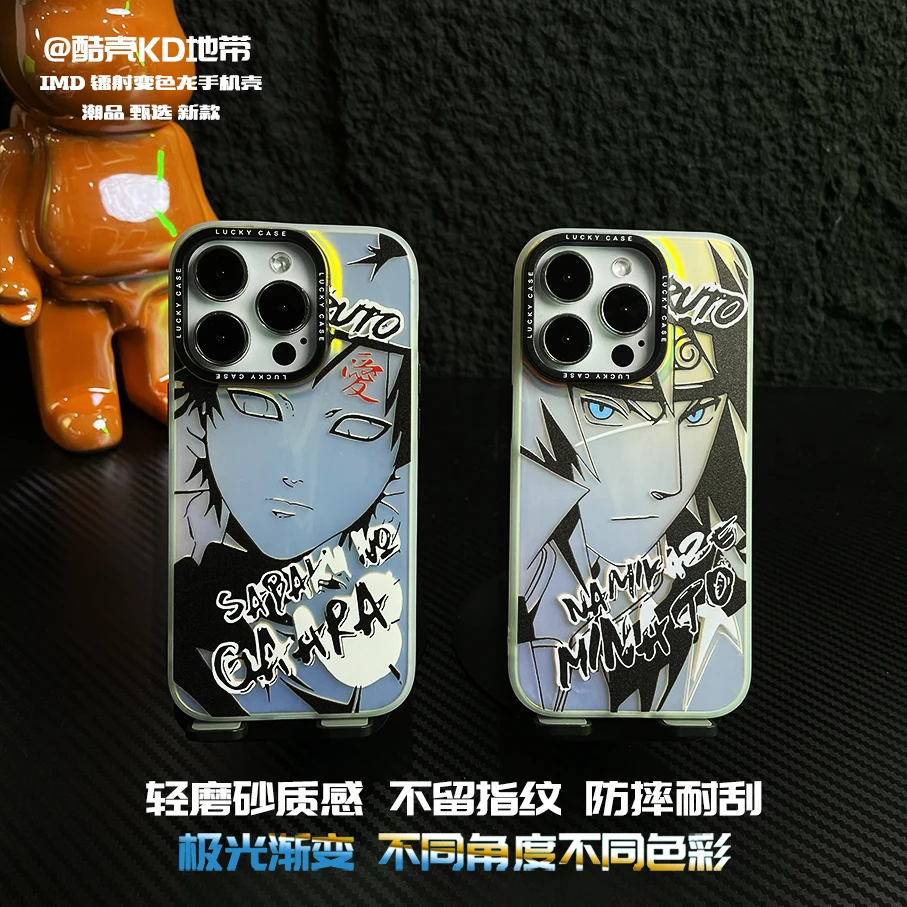 波风水门-极光镭射IMD创意爆款适用于苹果华为OPPOVIVO小米手机壳