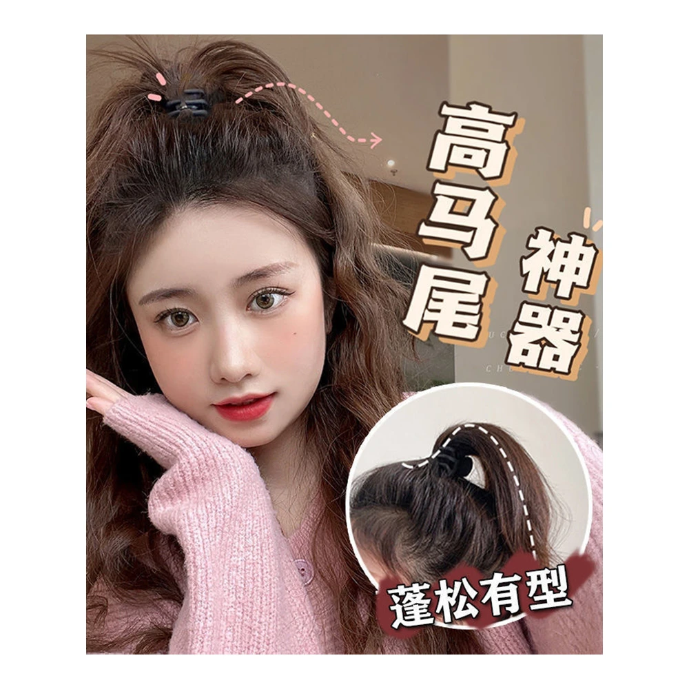 亚克力发饰八爪鱼南瓜夹组合抓夹俏皮双蝴蝶结固定发夹马尾防塌夹