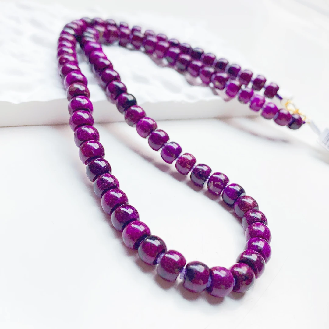 匡氏臻选  舒俱来紫红直切项链  Z-HL-A9730（多样性发一）