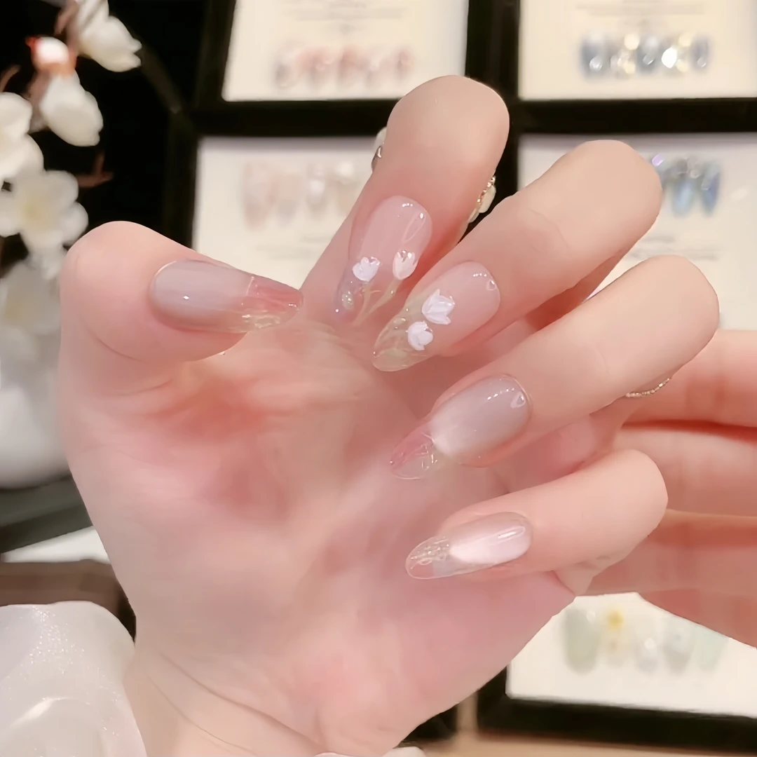 「琉璃盏」補時高端系列 纯手工穿戴美甲猫眼立体浮雕手绘光疗