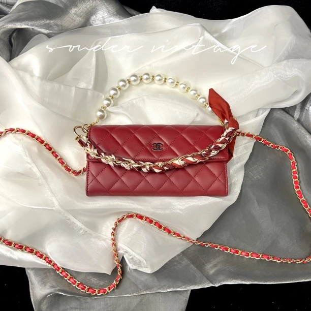 95新 Chanel/香奈儿 chanel斜挎单肩钱包