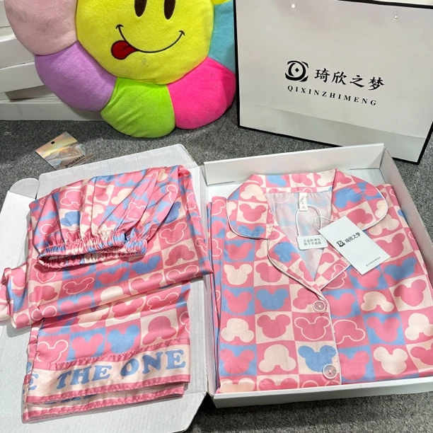 琦欣之梦米奇长袖长裤时尚家居服套装女