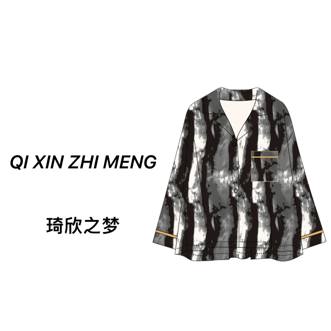 3.琦欣家男款秋冬时尚长袖家居服找到编码拍下~